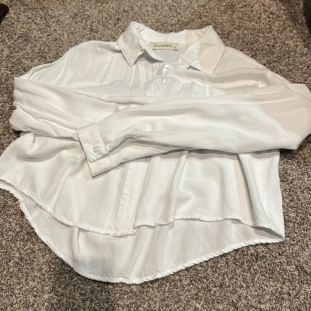 Polo bonetta white button down